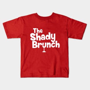 THE SHADY BRUNCH (WHITE) Kids T-Shirt